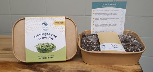 Poppin' Peas Microgreen Grow Kit